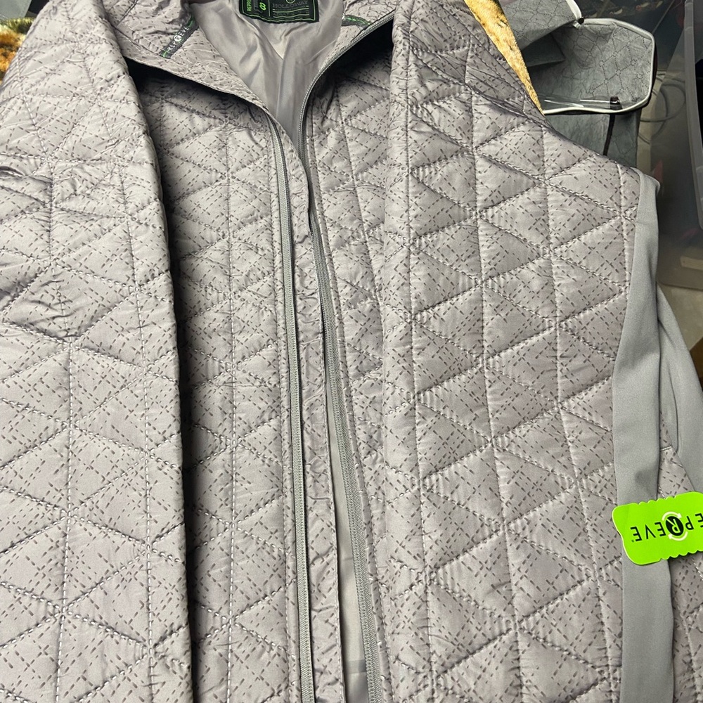 Women’s  Quilted Gray Coat